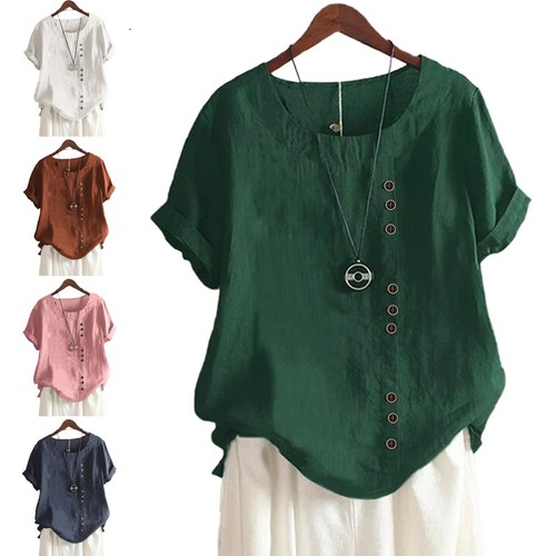 Damen drucken shirt - t-shirt, sommer