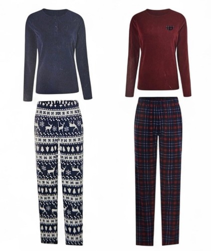 Damen pyjama wärmende fleece - wärmende,