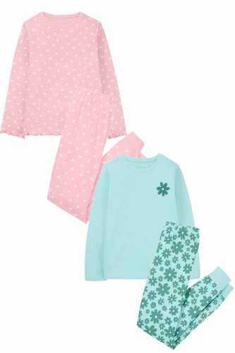 Mädchen pyjama set lange - l&d,