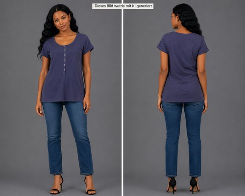 Shirt mit knopfleiste - knopfleiste, gr