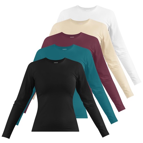 Damen langarmshirt oberteil - 3x,