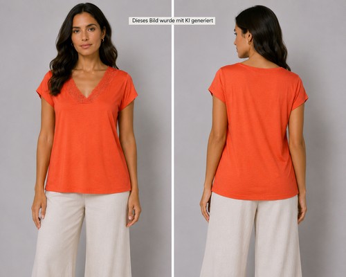 Shirt mit ausschnitt - t-shirt,
