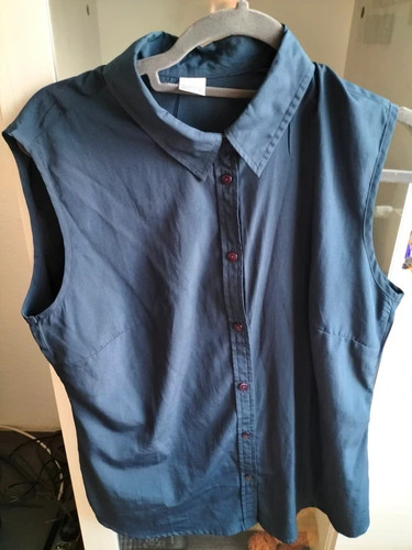 Blusen oberteil dunkelblau - blusen-oberteil,